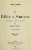 La Bible D'amiens: Traduction Notes Et Préface Par Marcel Proust