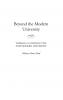 Beyond the Modern University: Toward a Constructive Postmodern University