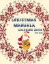 Christmas mandala coloring book for kids