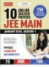 MTG 10 JEE Main Online 2025 Session-1 Previous Year Solved Papers (Original Papers of All Shift) | Chapter-wise Graphical Analysis | PYQs for Physics Chemistry & Mathematics