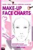 Make-up Face Charts : Blank Face Charts for Makeup Artists from Beginner to Pro  Makeup Practice Book and Coloring. Faces with Open and Closed Eyes.