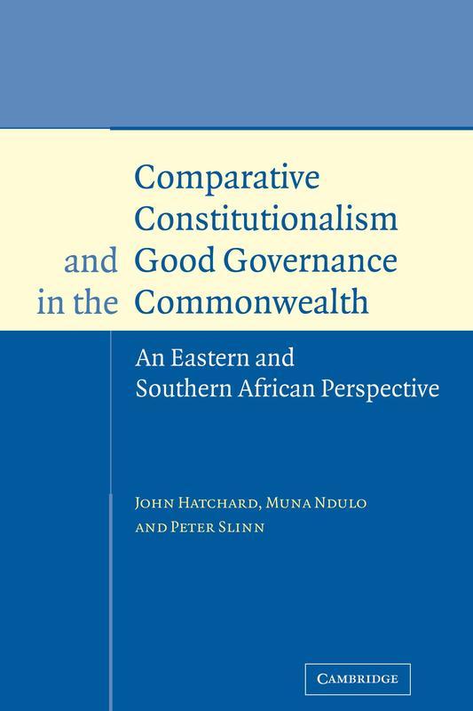 Comparative Constitutionalism and Good Governance in the Commonwealth