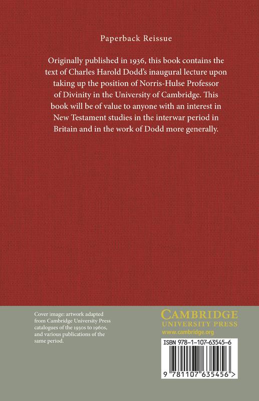 The Present Task in New Testament Studies