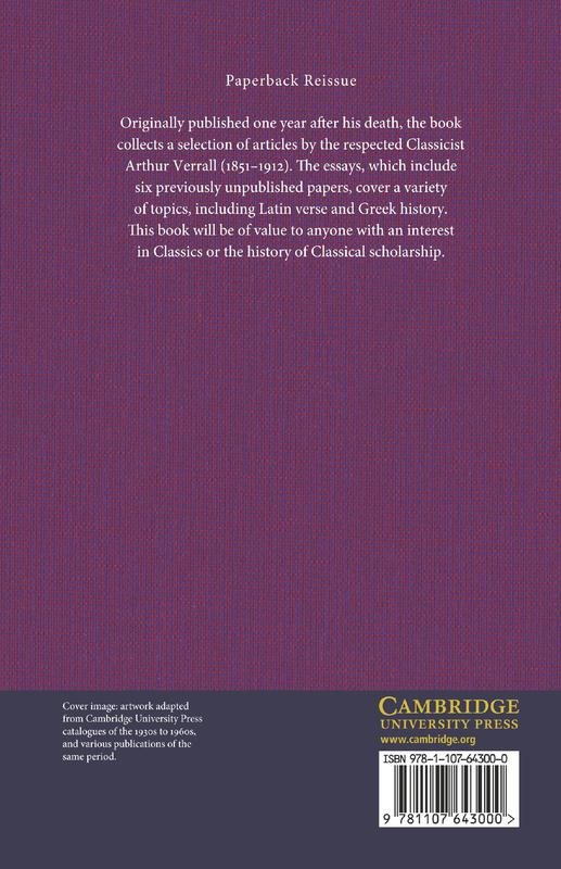 Collected Studies in Greek and Latin Scholarship