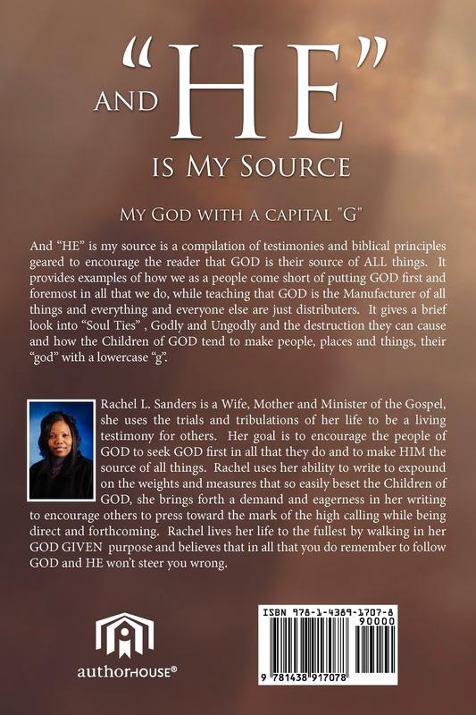 And "HE" is My Source: My God with a Capital "G"