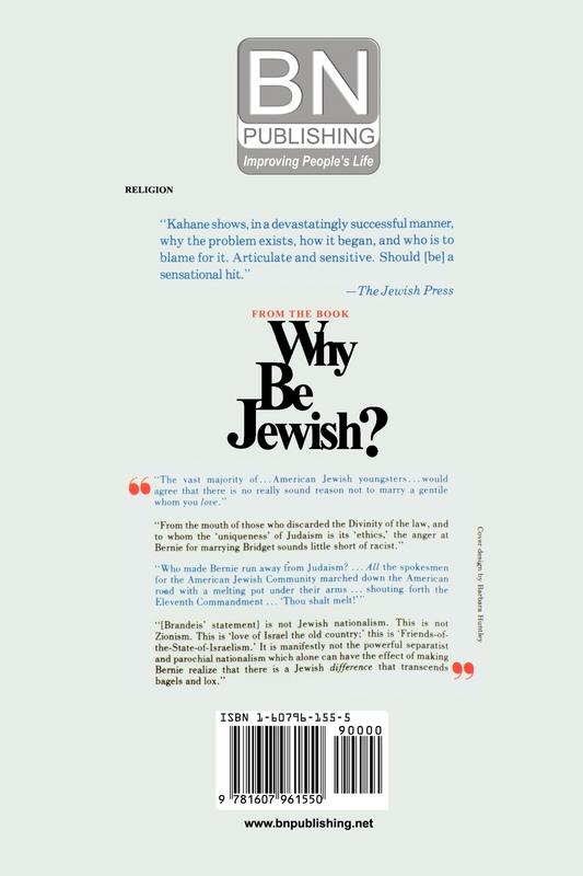 Why Be Jewish ?  Intermarriage Assimilation and Alienation