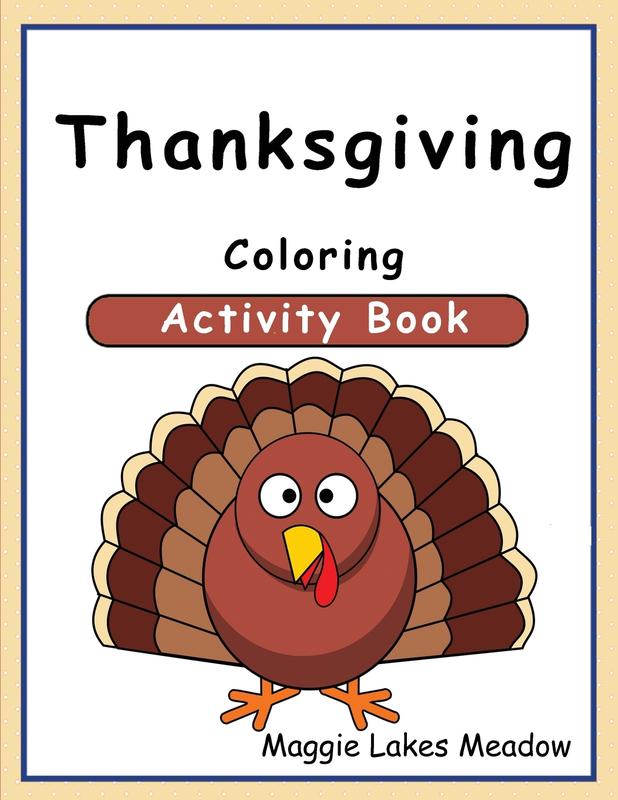 Thanksgiving Coloring Activity Book