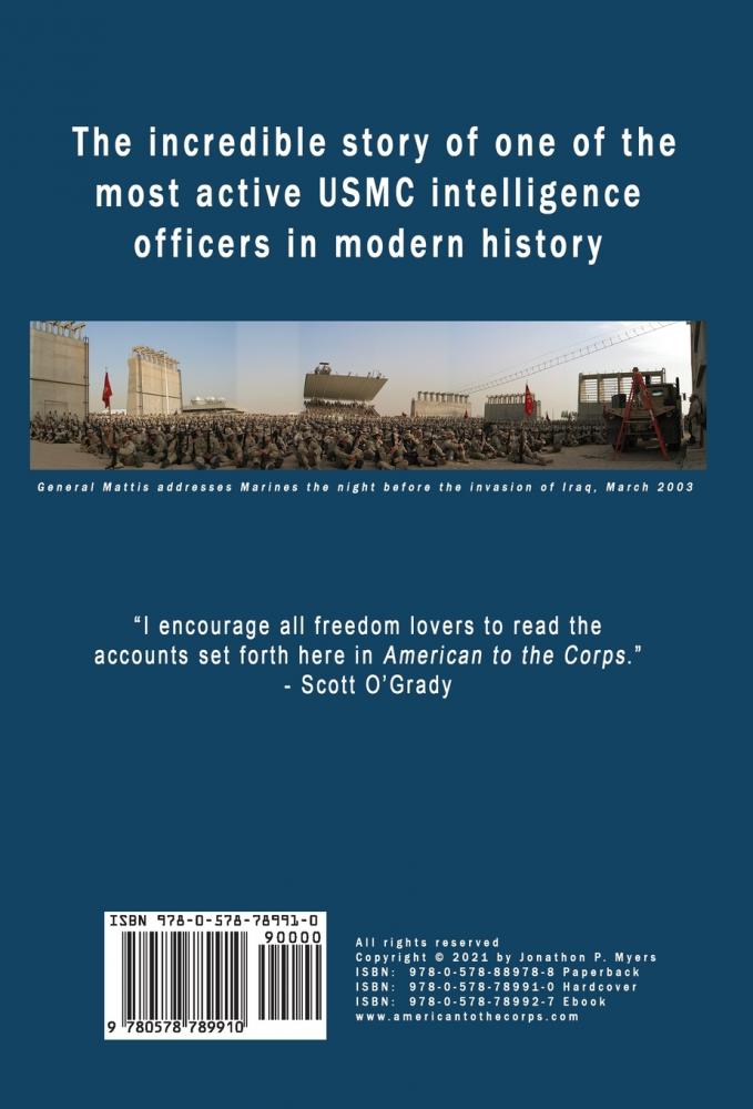 American to the Corps: Iraq Bosnia Benghazi Snowden: A Marine Corps Intelligence Officer's Incredible Journey