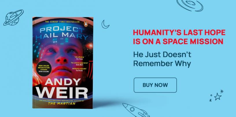 Project Hail Mary,  Andy Weir, the martian, sci-fi