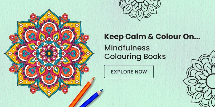 coloring books, stressbuster, mindfulness